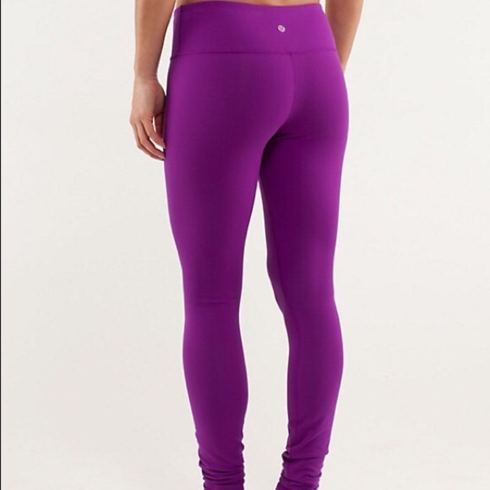 Lululemon Dark Purple/ Plum Colored Wunder Under